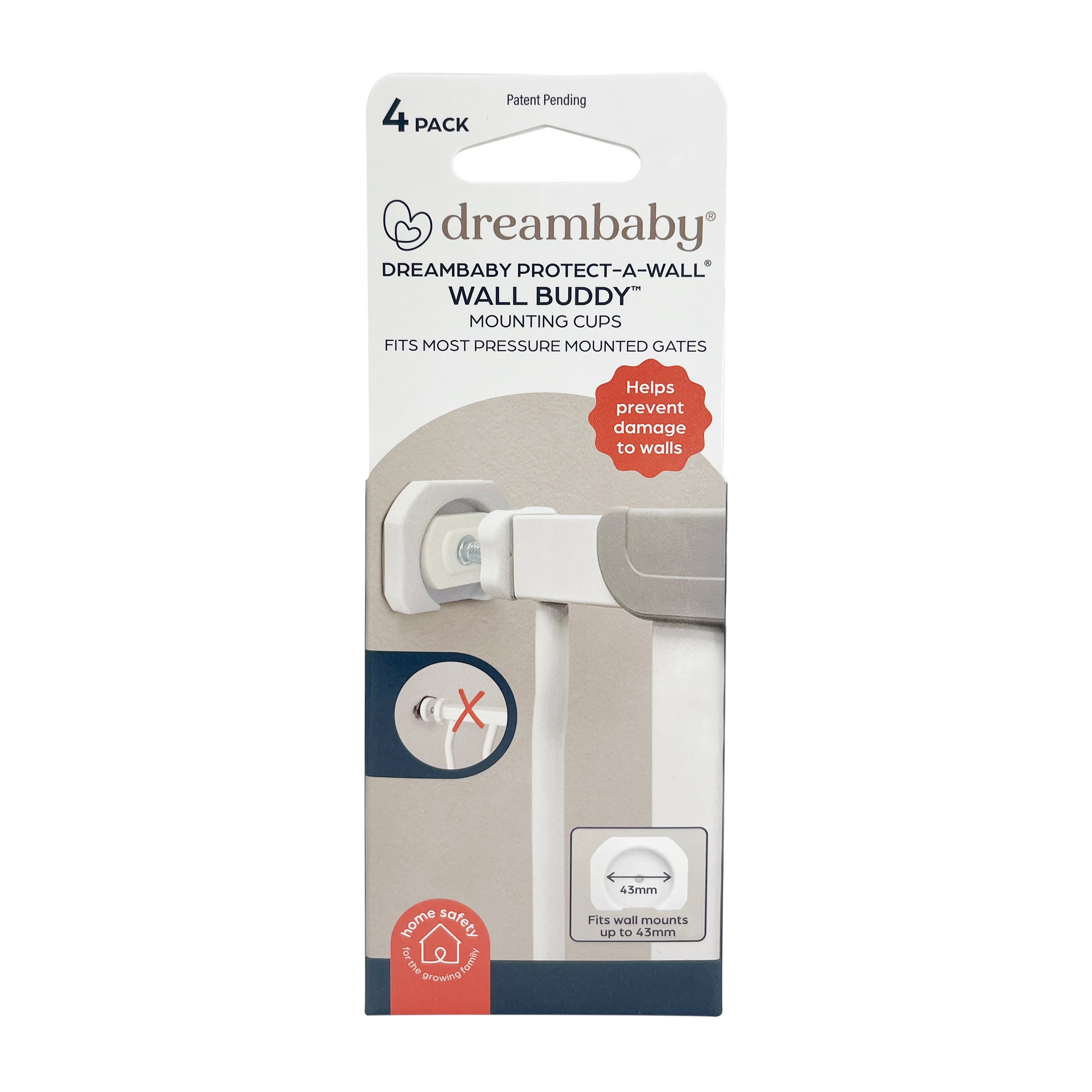 Dreambaby Protect-A-Wall Wall-Buddy