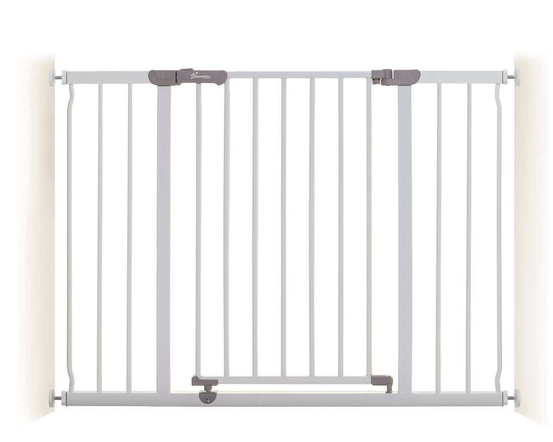 Ava Xtra-Wide Hallway Gate - White