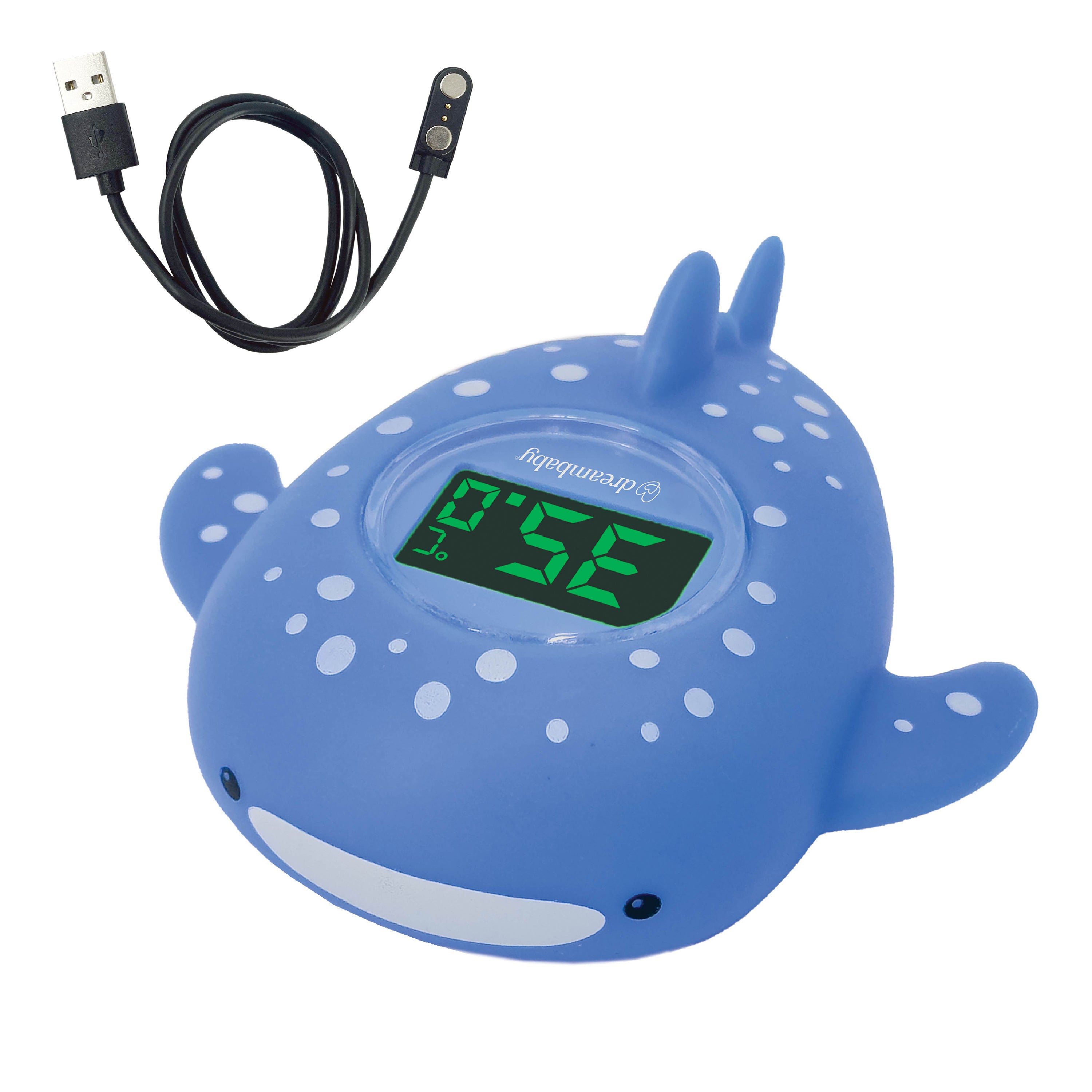Room & Bath Thermometer USB - Whale