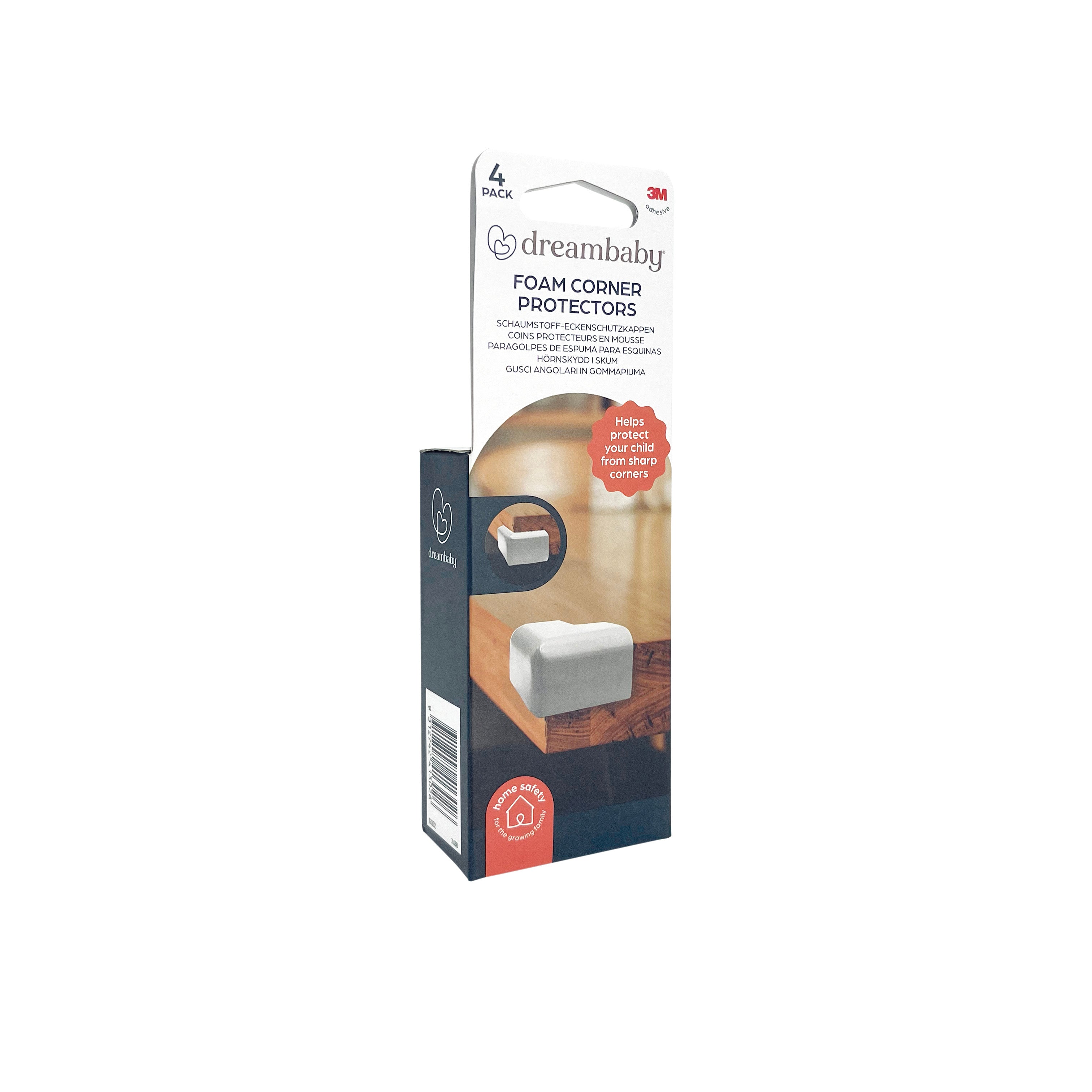 Foam Corner Protectors 4 Pack - Grey