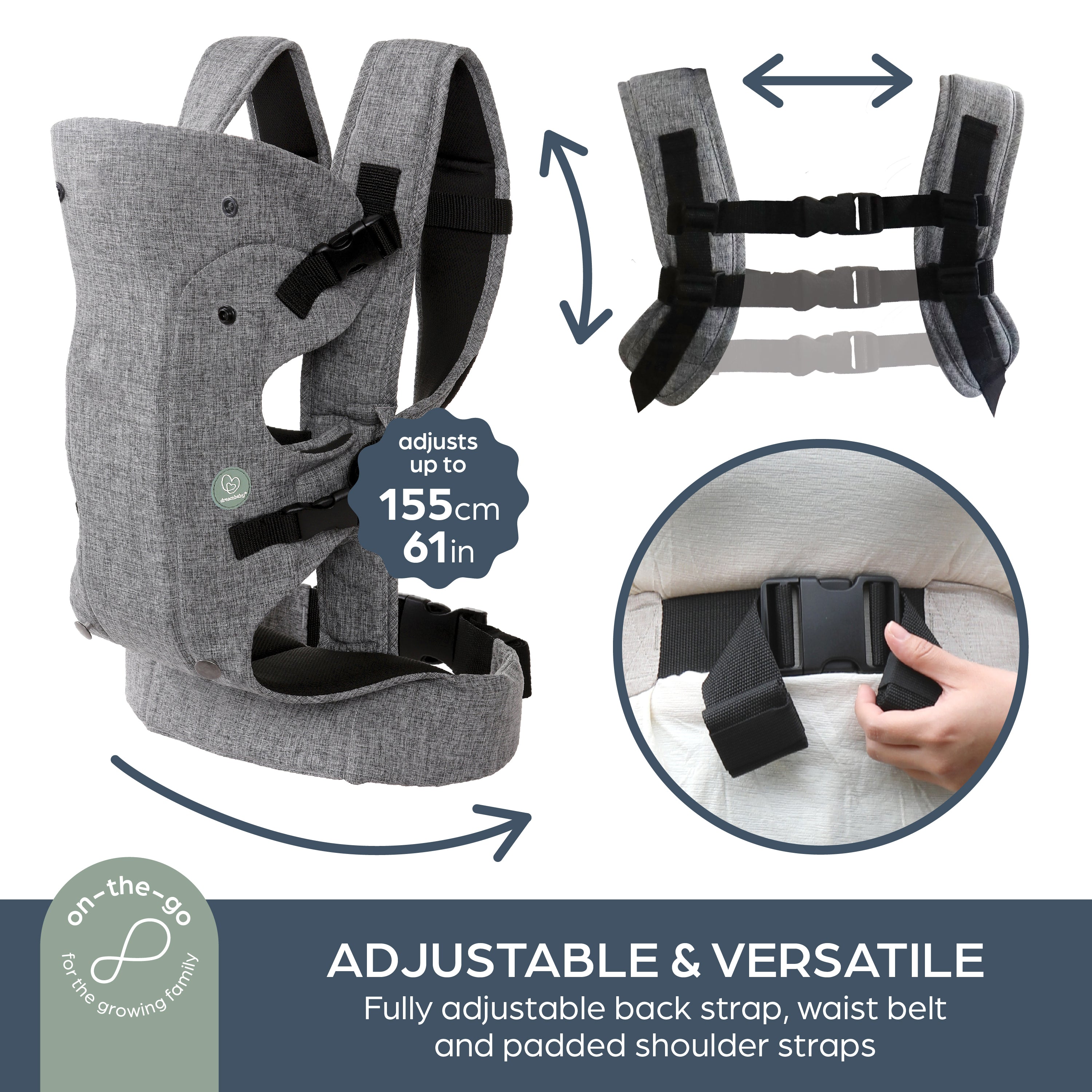 Journey Baby Carrier 3-Position | Newborn to Toddler