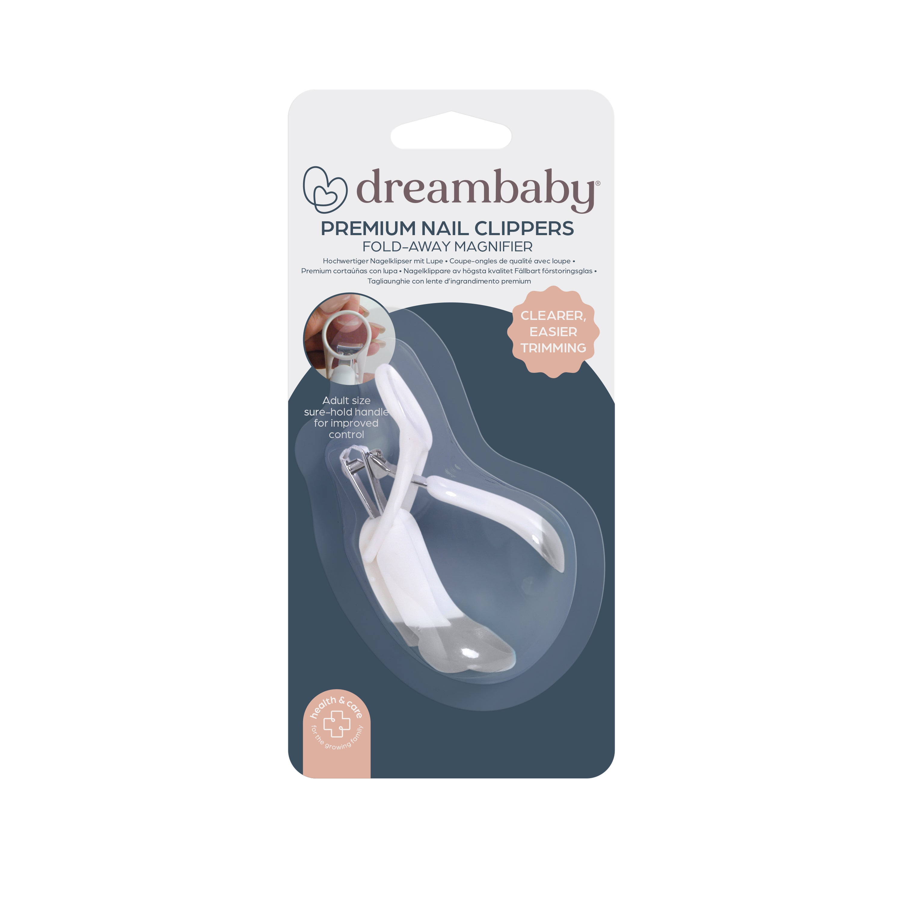 Premium Nail Clippers with Magnifier