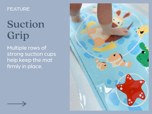 Watch-Your-Step Anti-Slip Bath Mat