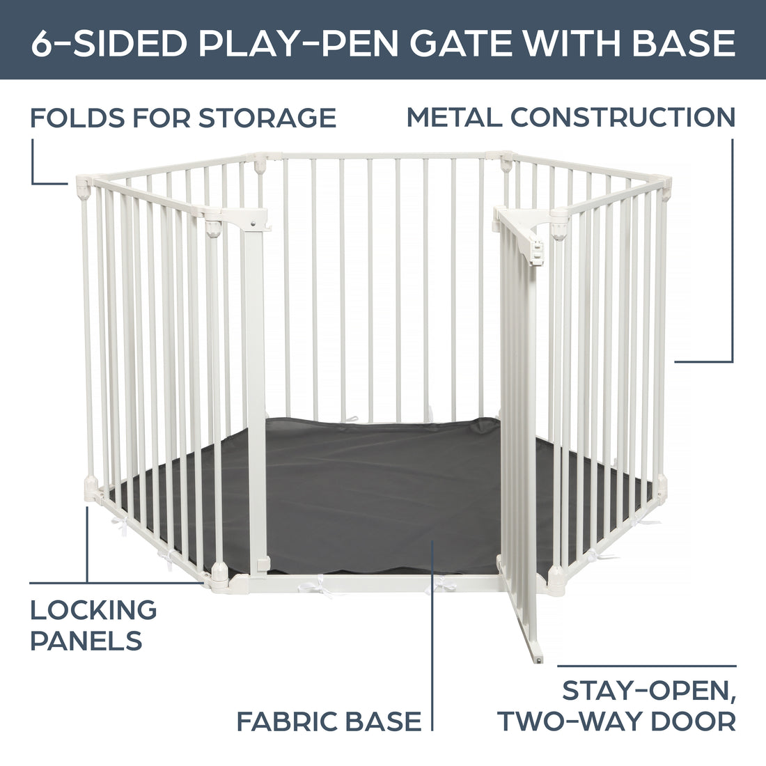 Discovery 6 3-In-1 Converta® Playpen Gate With Base