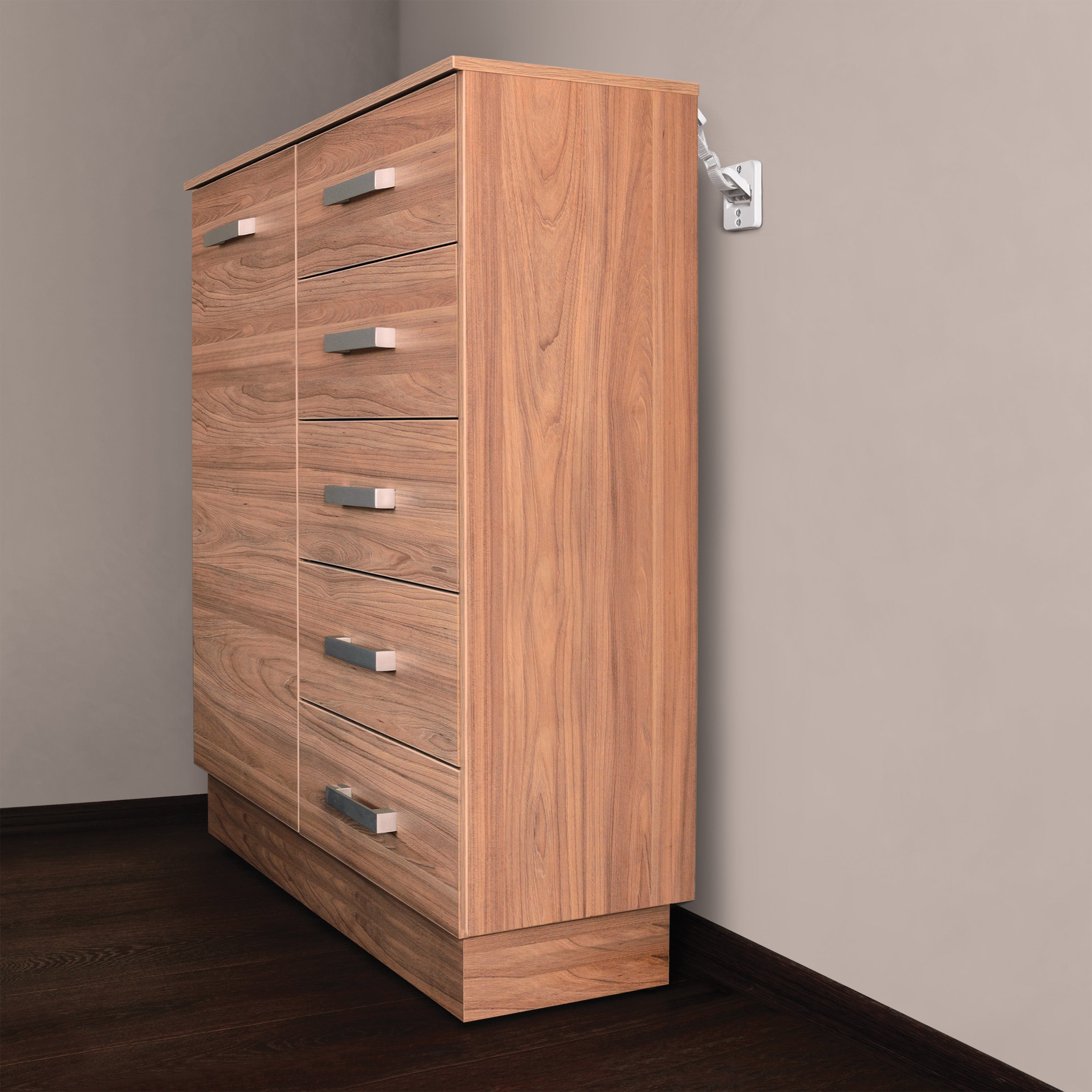 2x Hinged Furniture Anchors
