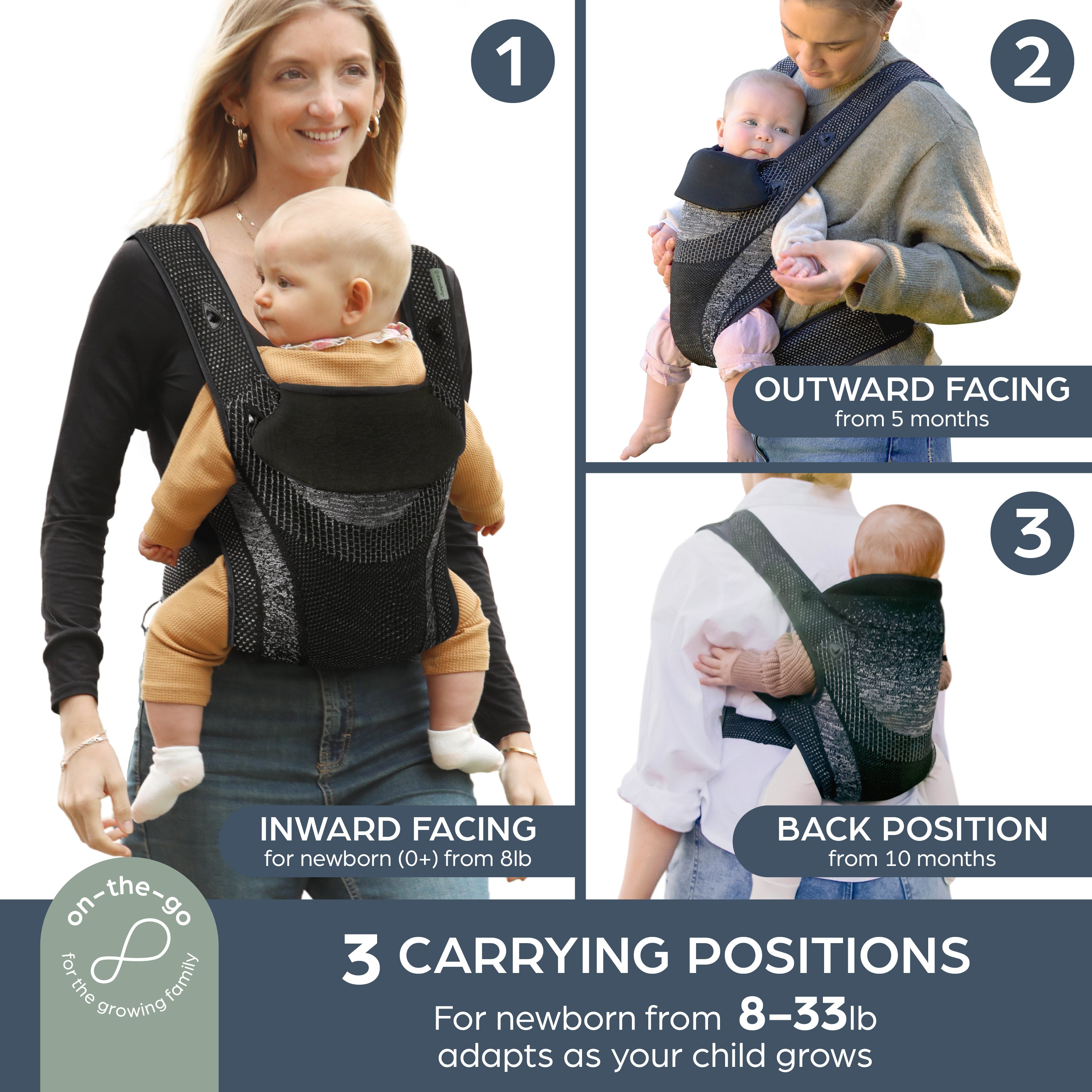 Inspire Stretch Comfort Baby Carrier