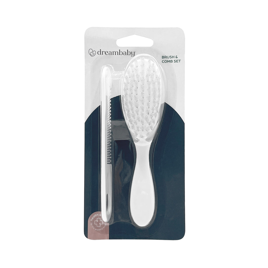 Brush & Comb Set - White