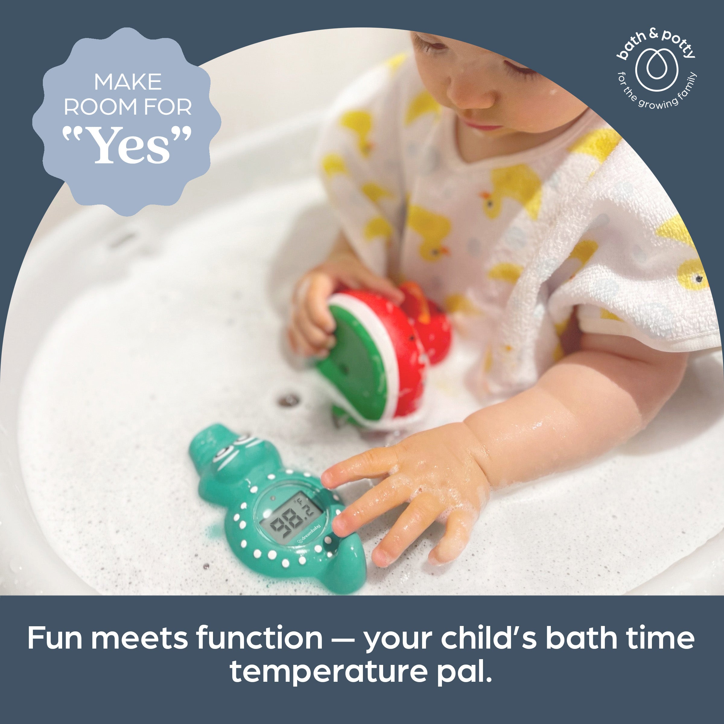 Room & Bath Thermometer - Crocodile L322