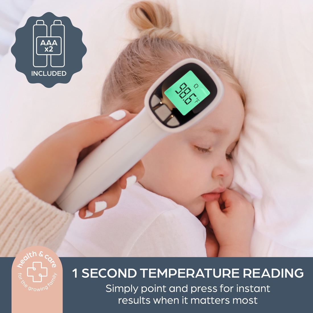 Non-Contact Rapid Response Infrared Forehead Thermometer