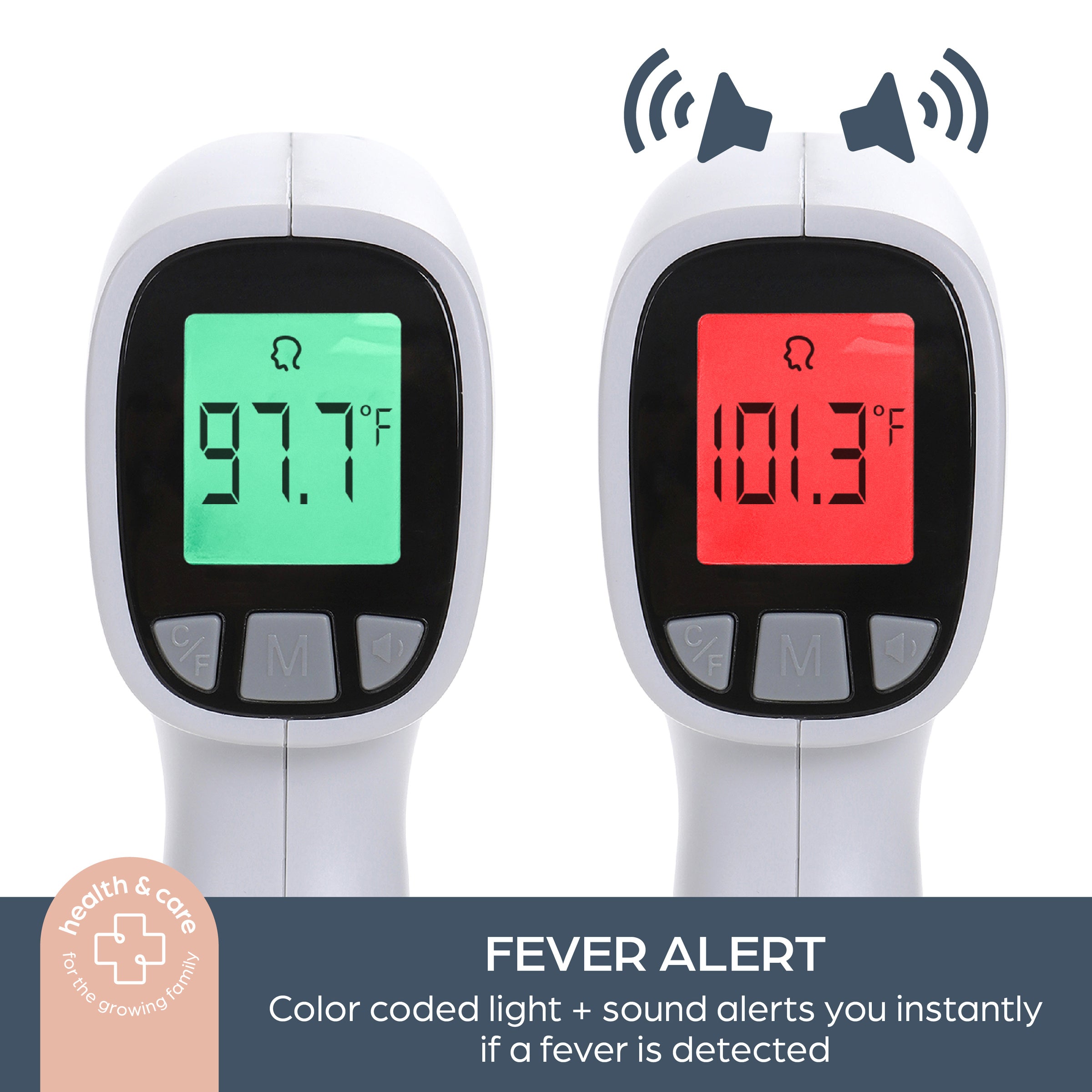 Non-Contact Rapid Response Infrared Forehead Thermometer