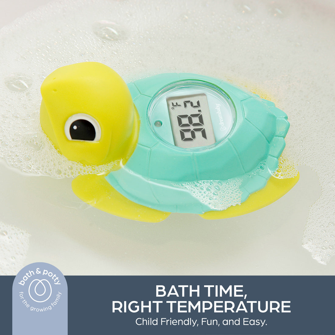 Bath Safety Kit - Bath Mat and Turtle Thermometer