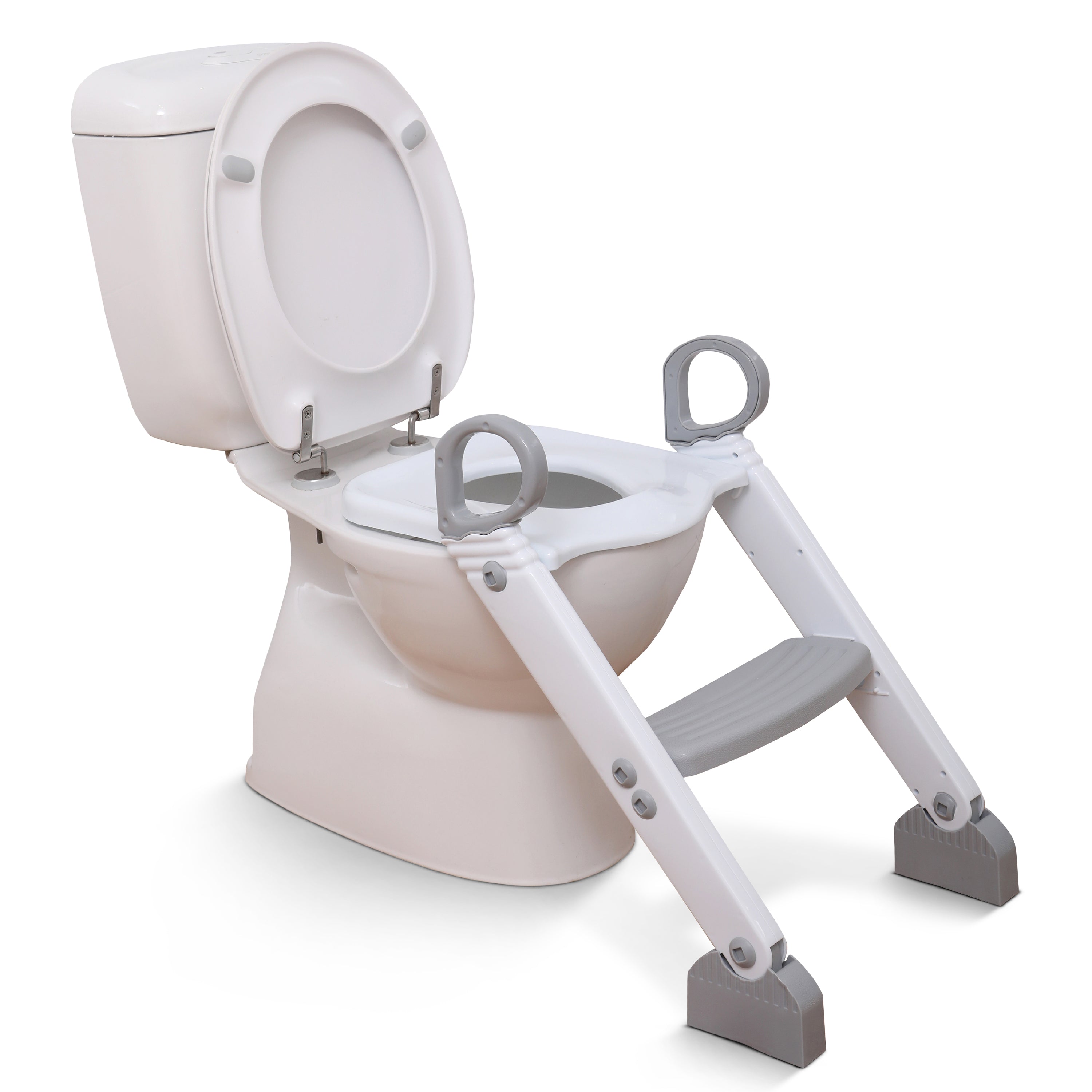 Step-Up Toilet Topper - Grey/White