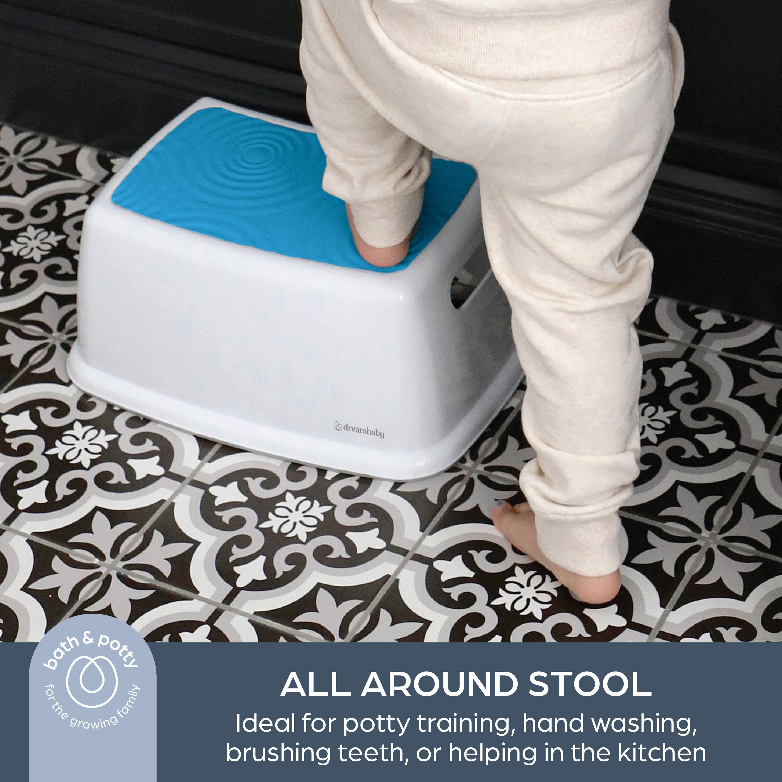 Toddler & Me Step Stool - Blue