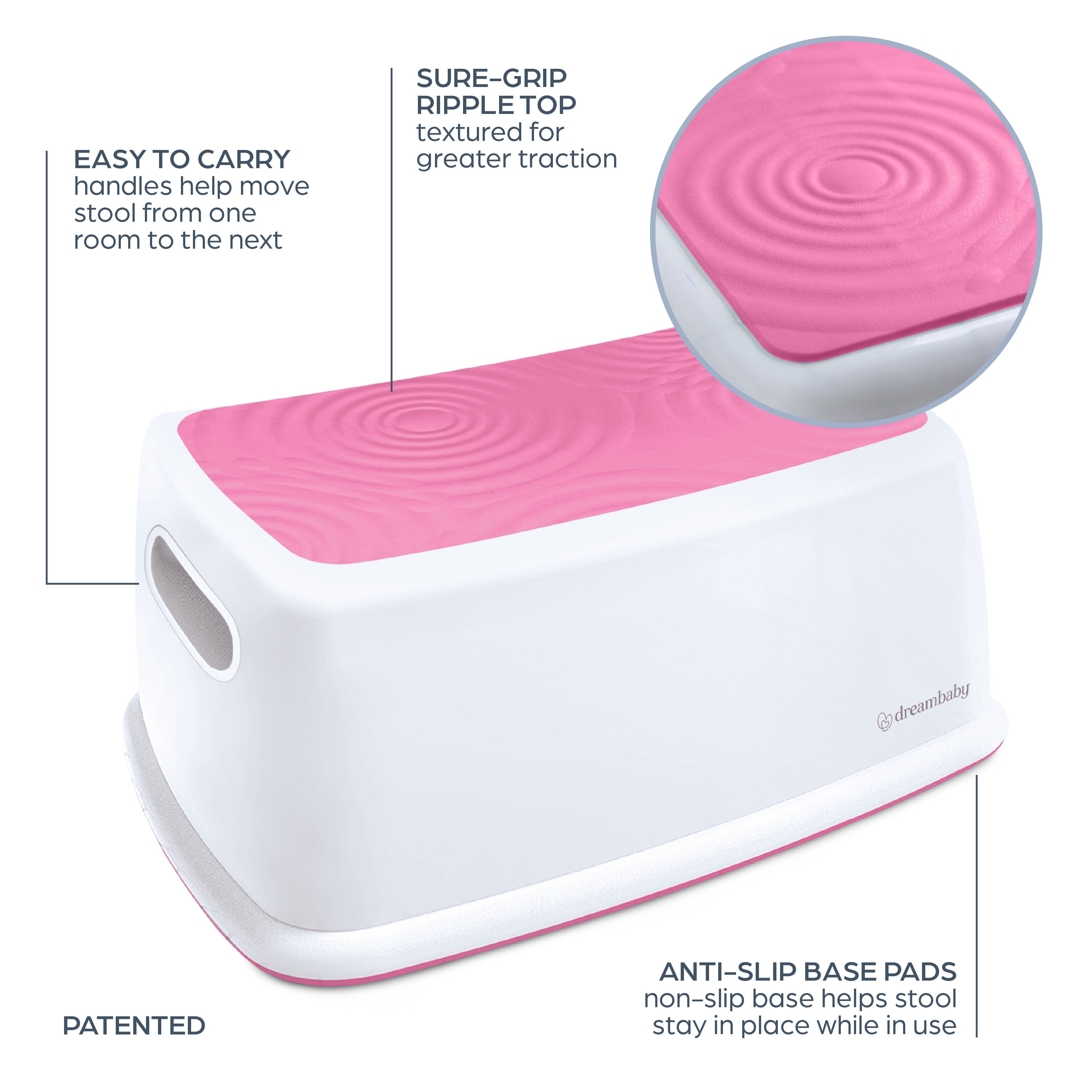 Toddler & Me Step Stool - Pink