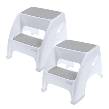 Toddler & Me™ 2 Step Stool - Grey