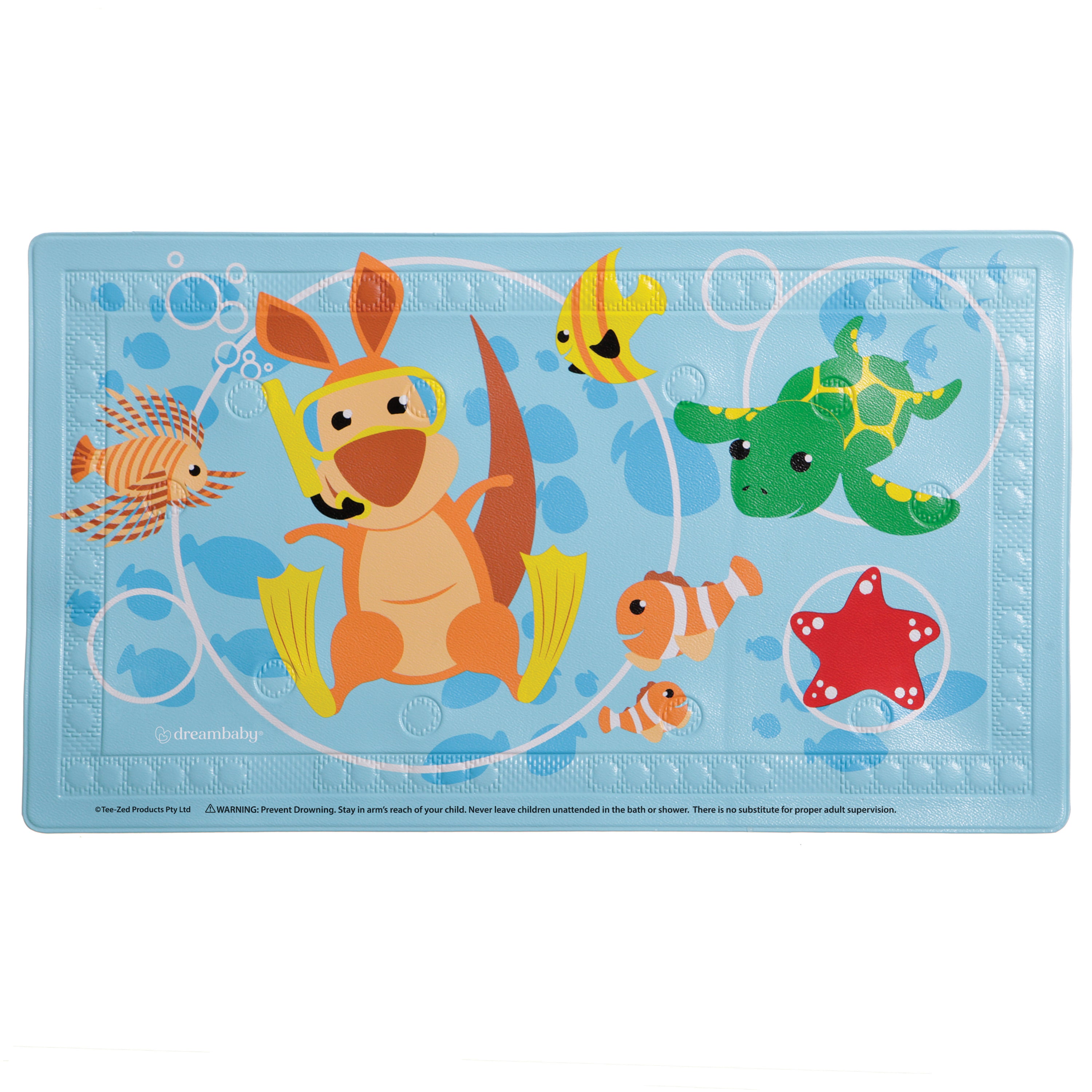 Watch-Your-Step¨ Anti-Slip Bath Mat With 'Too Hot' Indicator