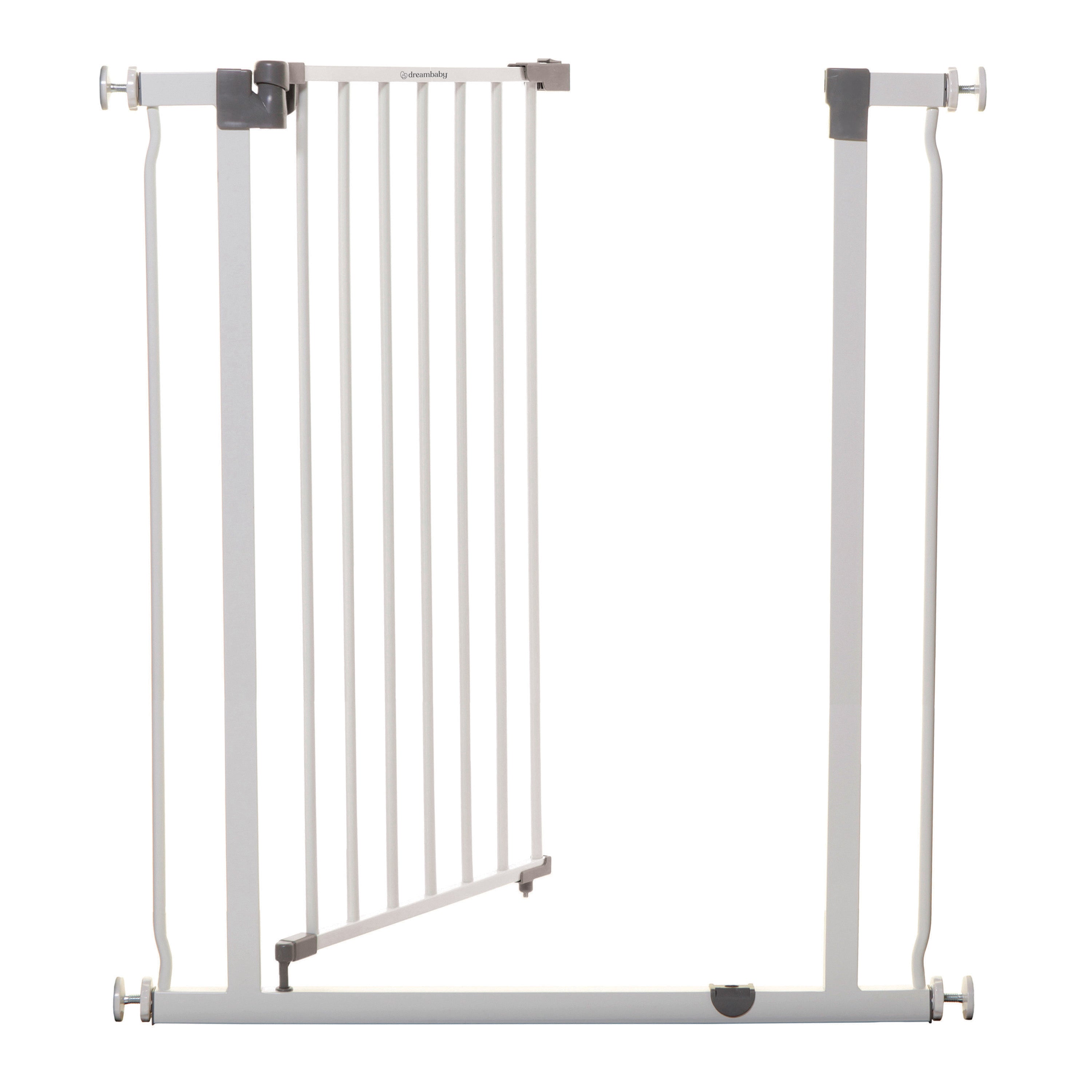 Liberty Extra Tall 29.5-36.5In Easy Close Metal Baby Gate - White