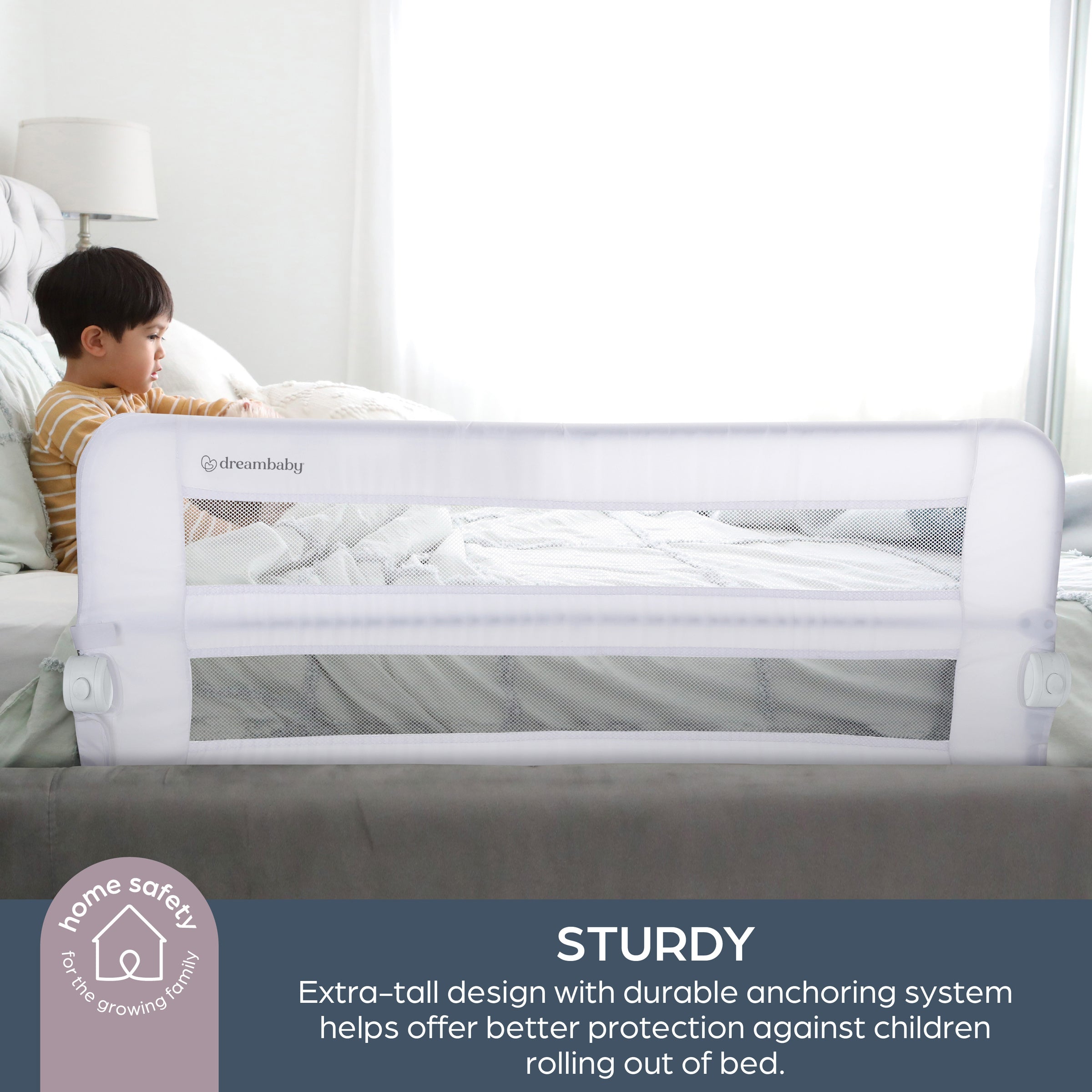 Dallas Bed Rail - White