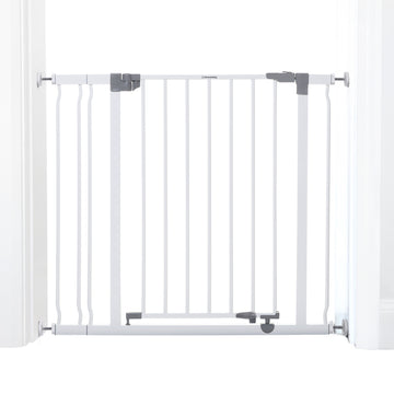 Liberty 29.5-36.5In Easy Close Metal Baby Safety Gate - White
