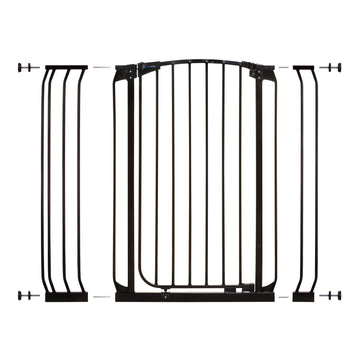 Chelsea Xtra-Tall Black Gate & Extension Set (1 Gate 2 Extensions)