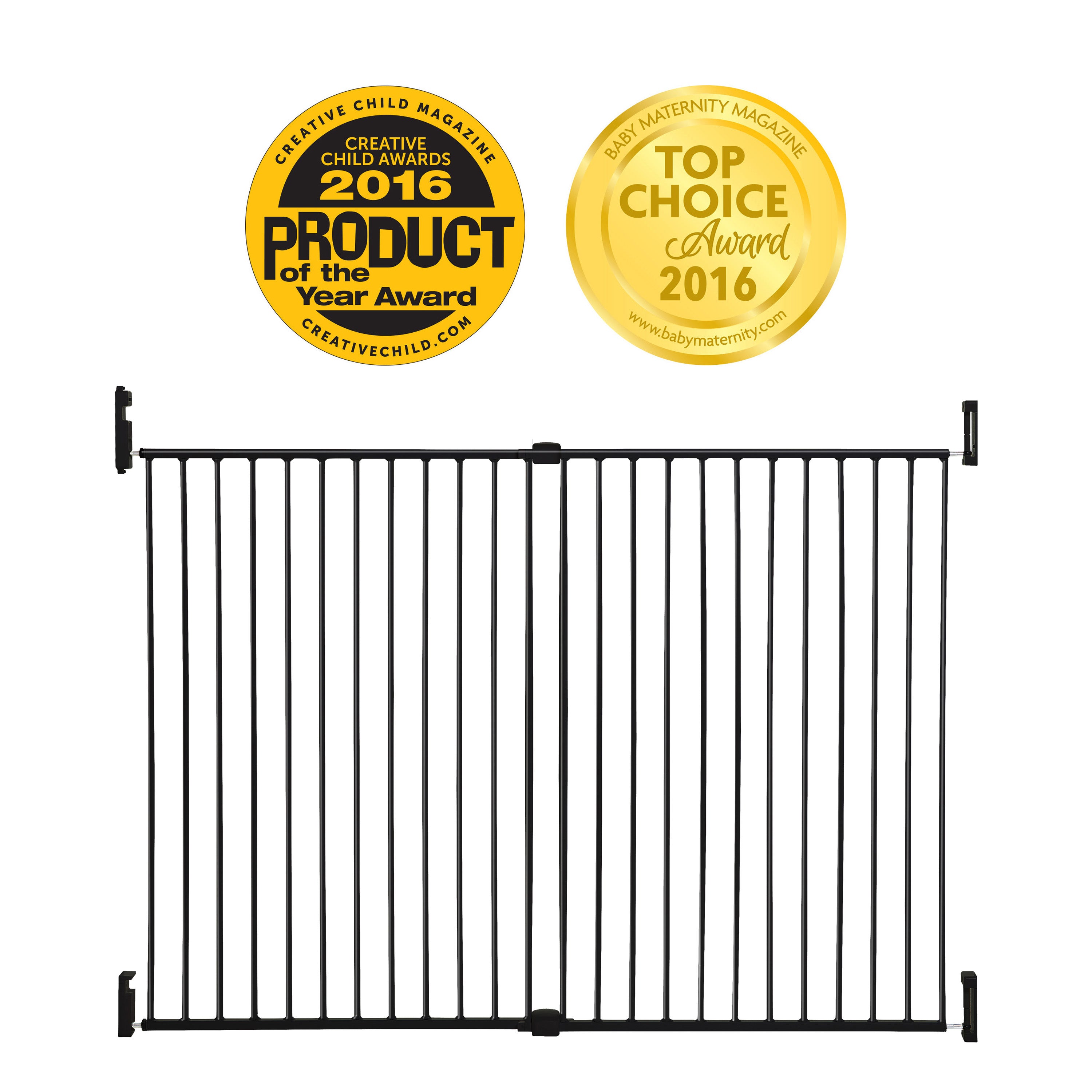 Broadway Xtra-Wide & Xtra-Tall Gro-Gate® - Black