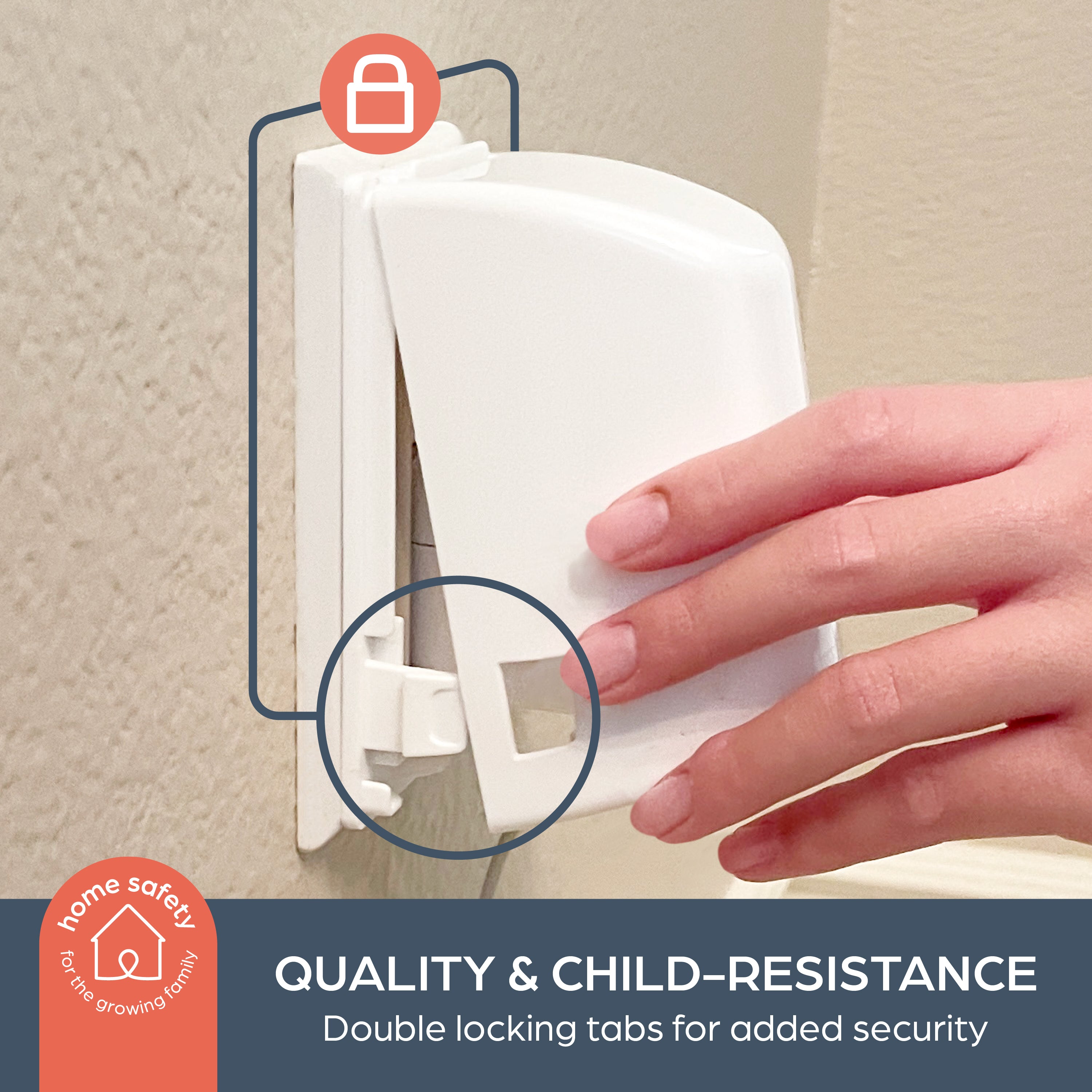 Dual Fit Plug & Electrical Outlet Covers - 2 Pack