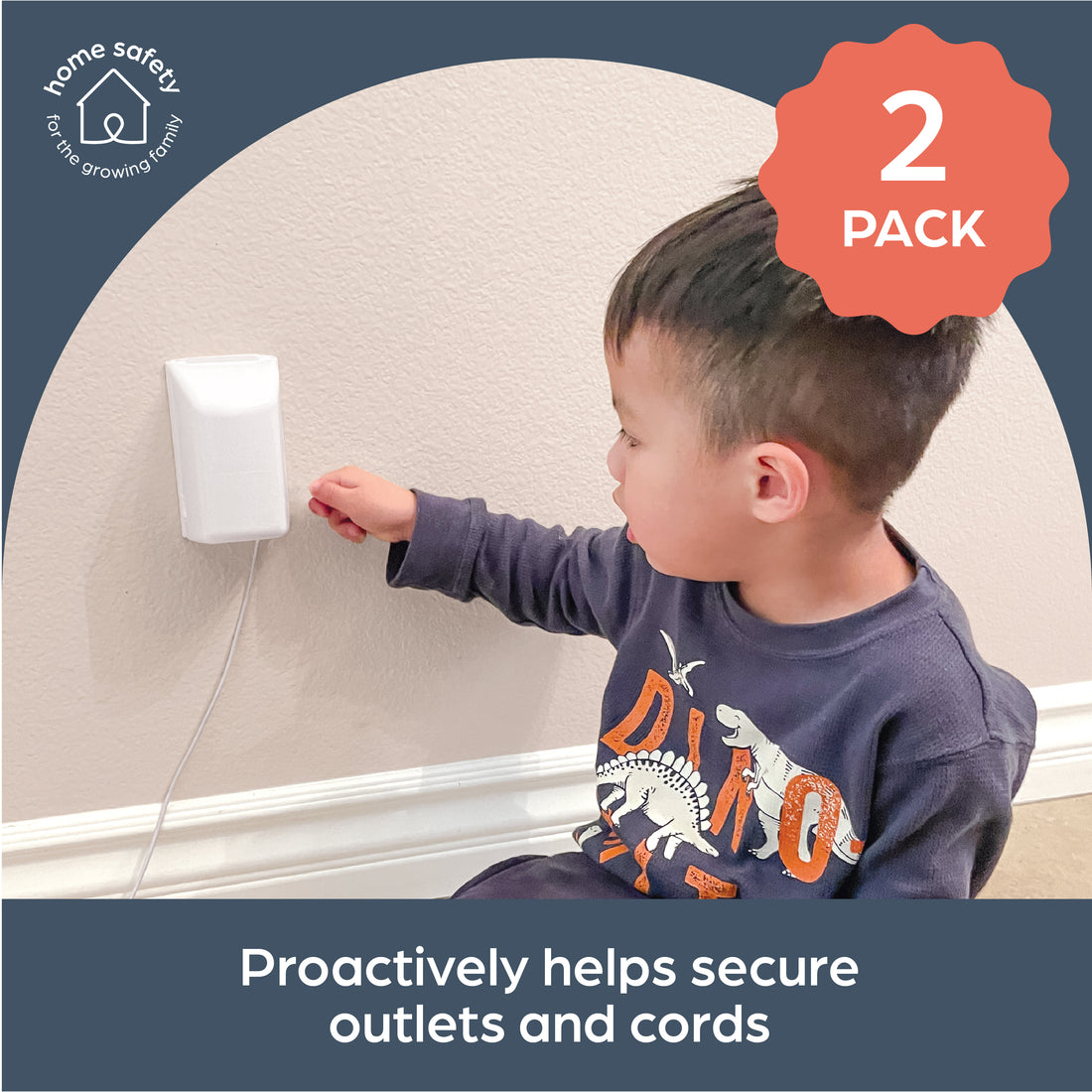 Ezy-Fit Plug & Electrical Outlet Cover - 2 Pack