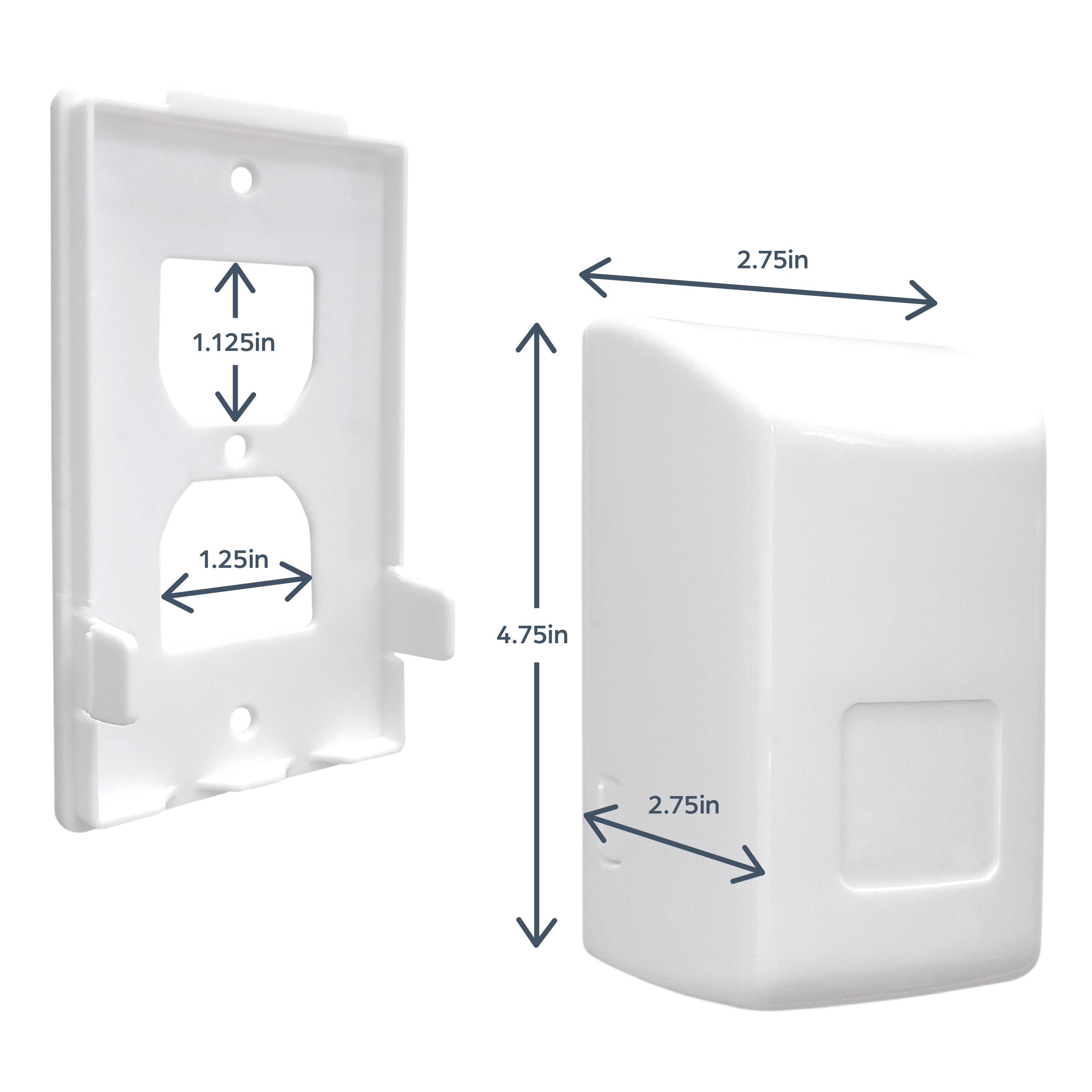 Ezy-Fit Plug & Electrical Outlet Cover - 2 Pack