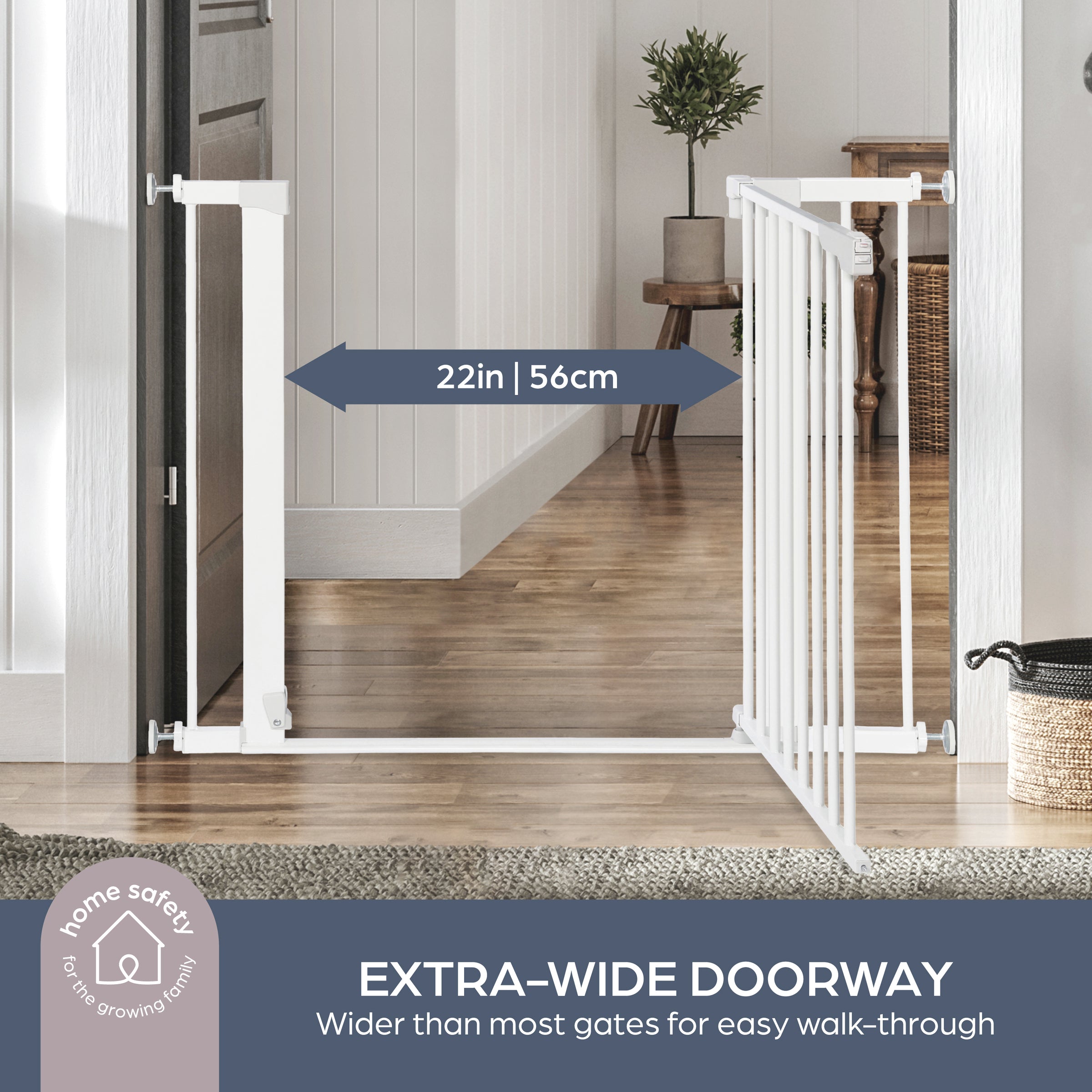 Infinity Wide Walk-Thru Pressure Mounted Gate