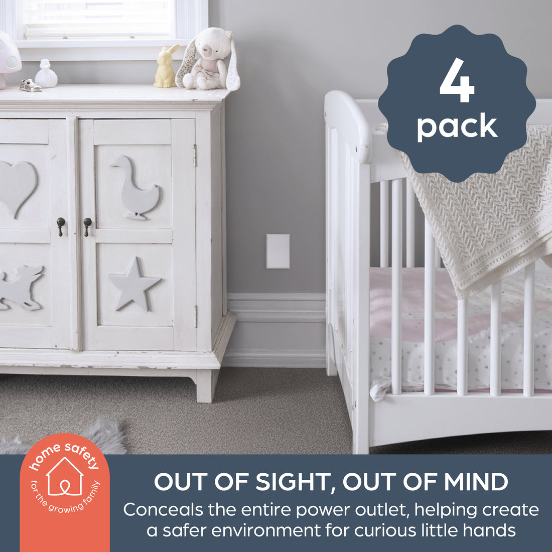 Paintable CoverPlug® 4 Pack