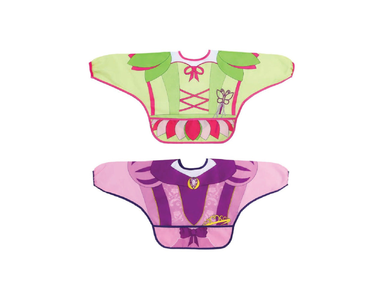 Character Bibs/Smocks with Sleeves - Fairy Princess & Vet