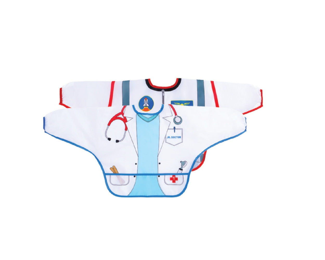 Character Bibs/Smocks with Sleeves - Zookeeper & Doctor
