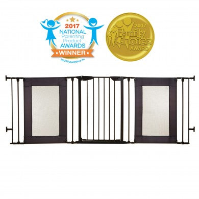 DENVER ADAPTA-GATE® - BLACK METAL WITH GREY MESH PANELS